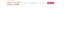 Tablet Screenshot of keepitlocal-llc.com